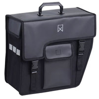 Willex Bicycle Pannier 17 L Black Slanting Right 10240