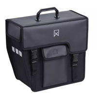 Willex Bicycle Pannier 17 L Black Slanting Left 10340