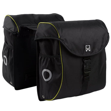 Willex Bicycle Panniers 38 L Black and Yellow 16103