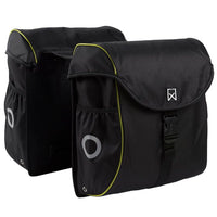 Willex Bicycle Panniers 38 L Black and Yellow 16103