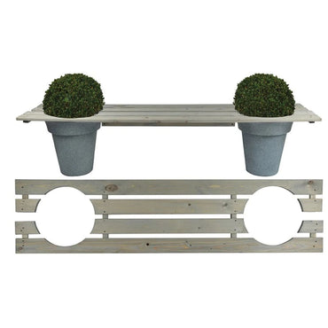 Esschert Design Planter Bench 180 cm NG71