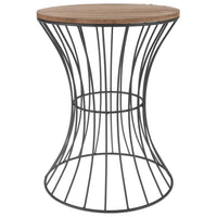 Home&Styling Side Table Metal Beige
