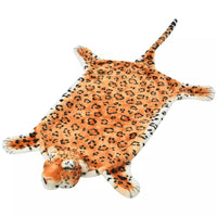 Leopard Carpet Plush 139 cm Brown
