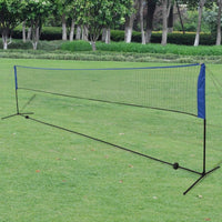 Badminton Net with Shuttlecocks 600x155 cm