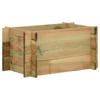 Garden Raised Vegetable Bed Impregnated Pinewood 40 cm