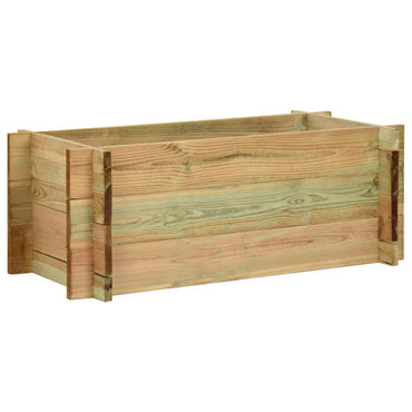 Garden Raised Vegetable Bed Impregnated Pinewood 80 cm