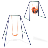 2in1 Single Swing and Toddler Swing Orange