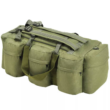 3in1 ArmyStyle Duffel Bag 120 L Olive Green