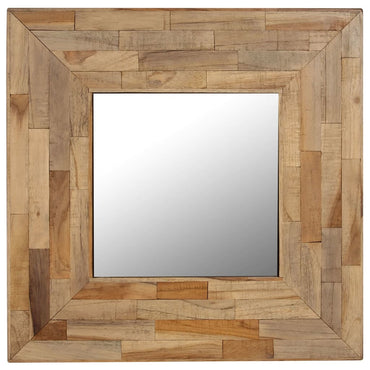 Mirror Reclaimed Teak 50x50 cm