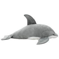 Dolphin Cuddly Toy Plush Grey