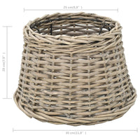 Lamp Shade Wicker 30x20 cm Natural