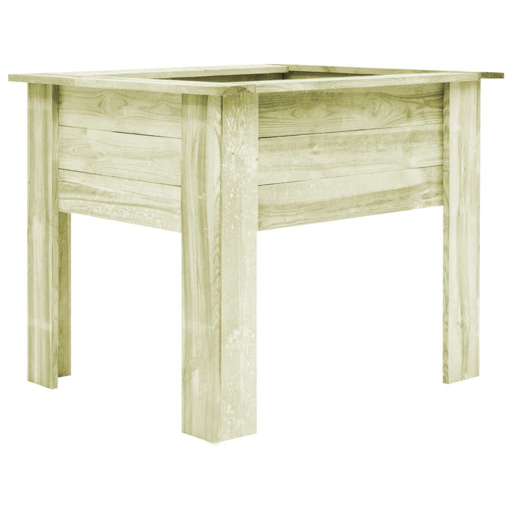 Garden Planter with Feet 100x80x80 cm Impregnated Sawn Wood