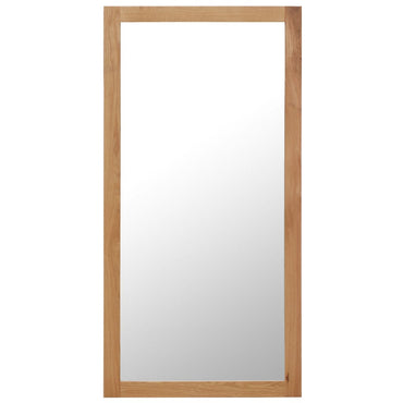 Mirror 60x120 cm Solid Oak Wood