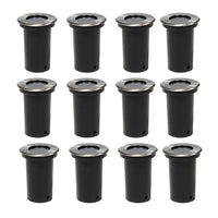 Outdoor Ground Lights 12 pcs Round