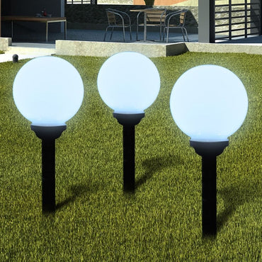 Outdoor Path Garden Solar Lamp Path Light LED 20cm 3pcs Ground Spike