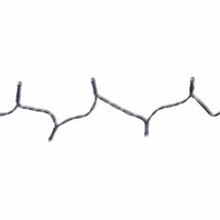 Artificial Leaf Topiary Ball 27 cm Solar LED String 2 pcs