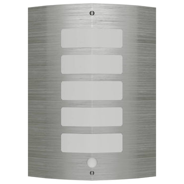 Wall Lamp Stainless Steel with Motion Sensor