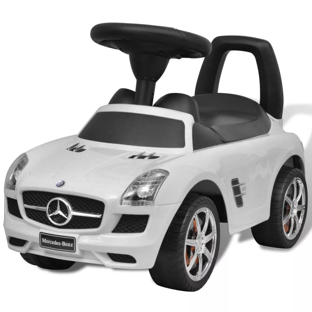 Mercedes Benz FootPowered Kids Car White