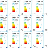 Art Nouveau Style Black Chandelier Crystal Beads 3xE14 Bulbs