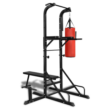 Power Tower with Situp Bench and Boxing Bag