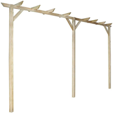 Garden Pergola 400x40x205 cm Wood