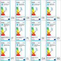 LED Recessed Stair Lights 6 pcs 44x111x56 mm
