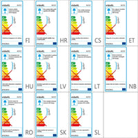 LED Recessed Stair Lights 6 pcs 44x111x56 mm