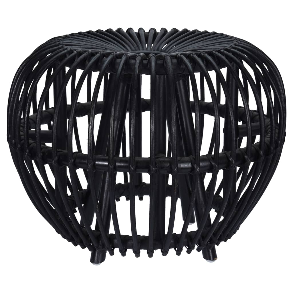 Home&Styling Kubu Stool Brussel Rattan Black