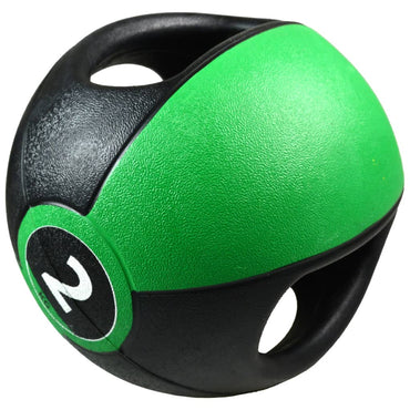 Pure2Improve Medicine Ball with Handles 2 kg Green