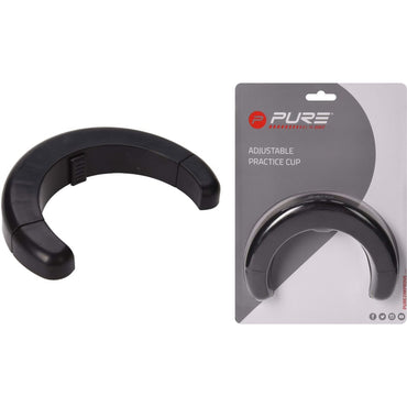 Pure2Improve 437445 Adjustable Golf Practice Cup Black