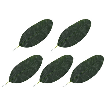 Artificial Leaves Banana 5 pcs Green 50 cm
