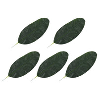 Artificial Leaves Banana 5 pcs Green 50 cm
