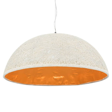 Pendant Lamp White and Gold Ø70 cm E27