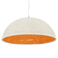 Pendant Lamp White and Gold Ø70 cm E27