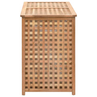 Laundry Bin 87.5x46x67 cm Solid Walnut Wood