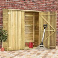 Garden Tool Shed 163x50x171 cm Impregnated Pinewood