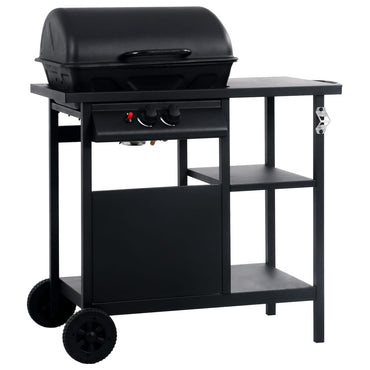 Gas BBQ Grill with 3layer Side Table Black (FR/BE/IT/UK/NL only)