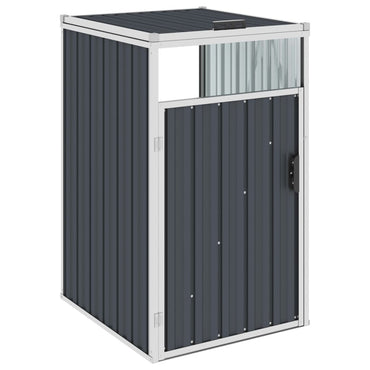 Garbage Bin Shed Anthracite 72x81x121 cm Steel