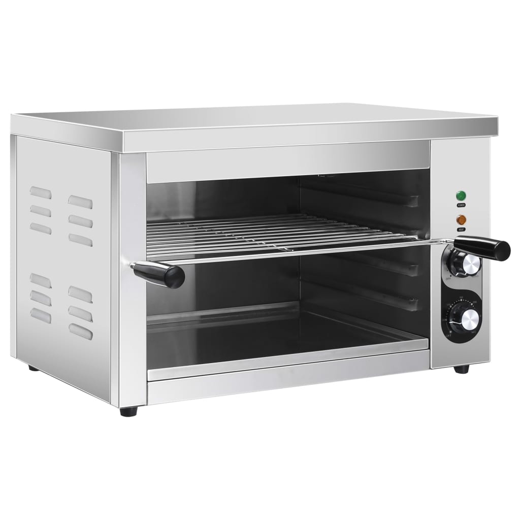 Electric Gastronorm Salamander Grill 3000 W Stainless Steel