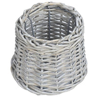 Lamp Shade Wicker 20x15 cm Brown