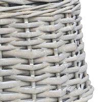 Lamp Shade Wicker 20x15 cm Brown