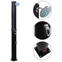 Outdoor Solar Shower with Shower Head and Faucet 35 L