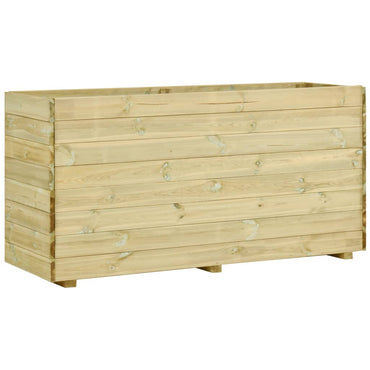 Garden Planter with Floor 150x50x75 cm Impregnated Pinewood