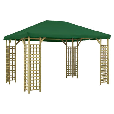 Gazebo 4x3 m Green