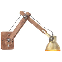 Wall Lamp Industrial Style Brass Round E27
