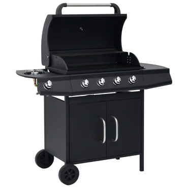 Gas Barbecue Grill 4+1 Cooking Zone Black (FR/NL/IT/UK/CZ/IE/HR/SK/SI/RO/GR only)