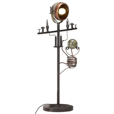 Stand Lamp with Repairman Design Iron