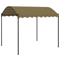 Gazebo 4x3x2.6 m Taupe 180 g/m²