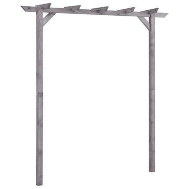 Garden Pergola Grey 200x40x205 cm Impregnated Pinewood