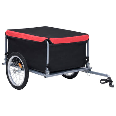 Bike Cargo Trailer Black and Red 65 kg